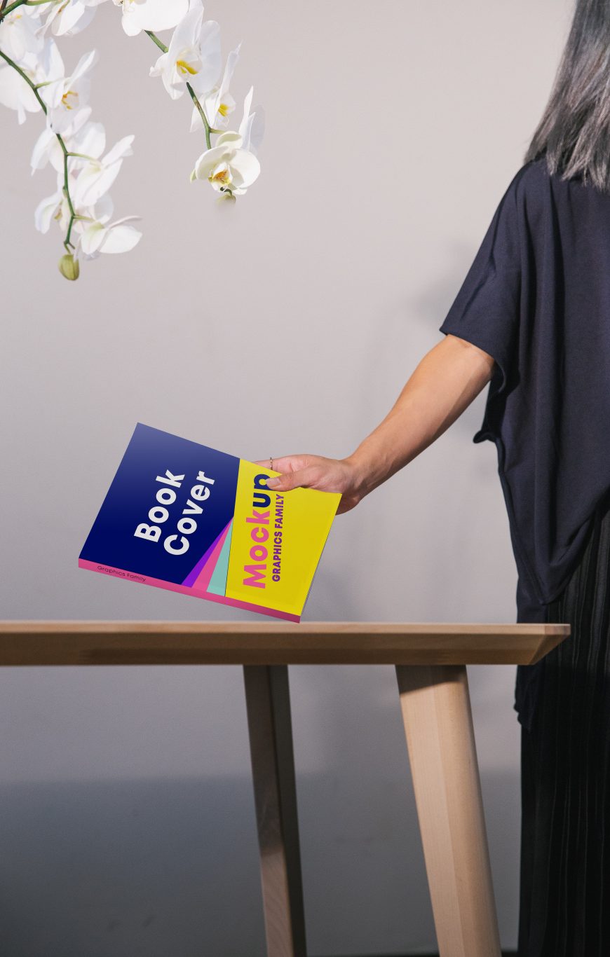 NASIR HUSSAIN book cover in hand mockup free 870x1366